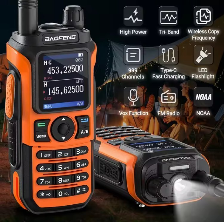 Baofeng UV-21 Pro V2 Tri Band (Orange)
