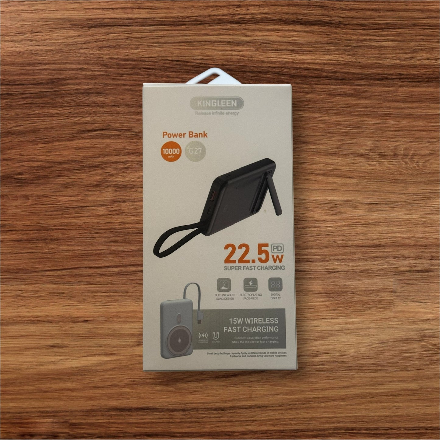 Kingleen G27 Trådlös 10.000mah