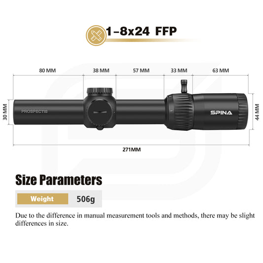Spina Optics 1-8x24 FFP LPVO