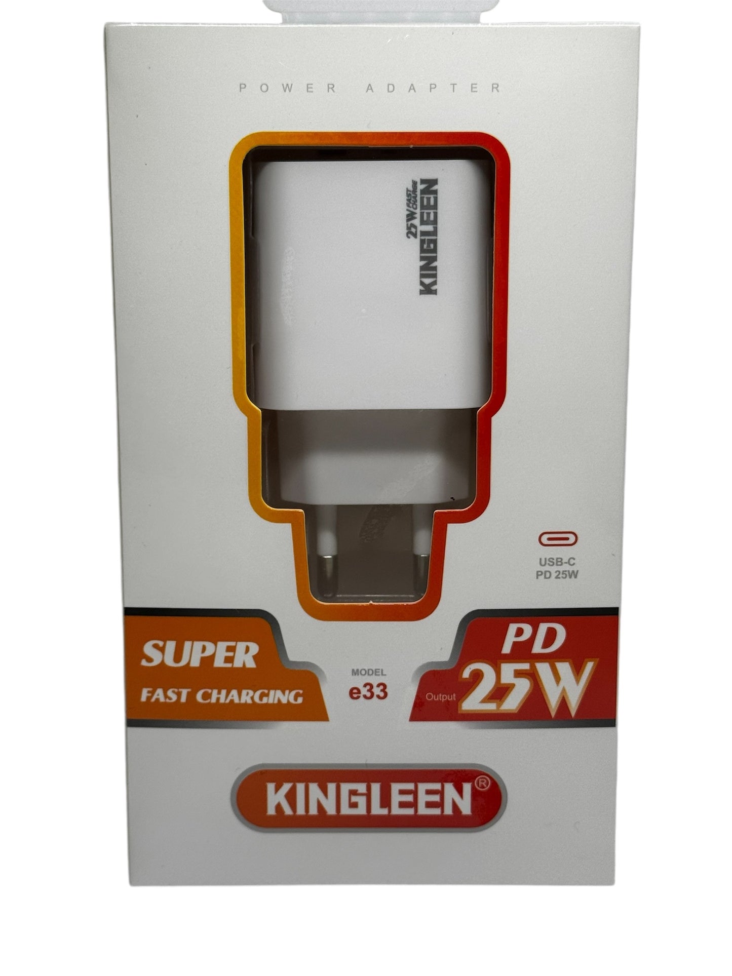 25W USB-C/A Dubbel Snabbladdare