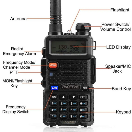 2 Styck Baofeng UV-5R