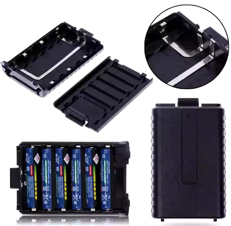Batteripaket till UV-5R 6xAAA Batterier