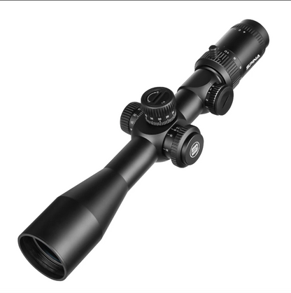 Spina Optics 4–16x44 SFIR FFP + Siktesringar