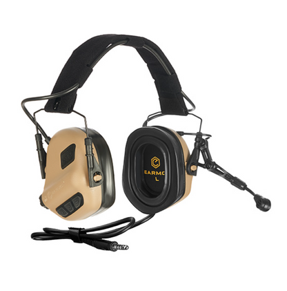 Earmor M32 Plus 2024 (Ljusbrun) aktivt hörselskydd