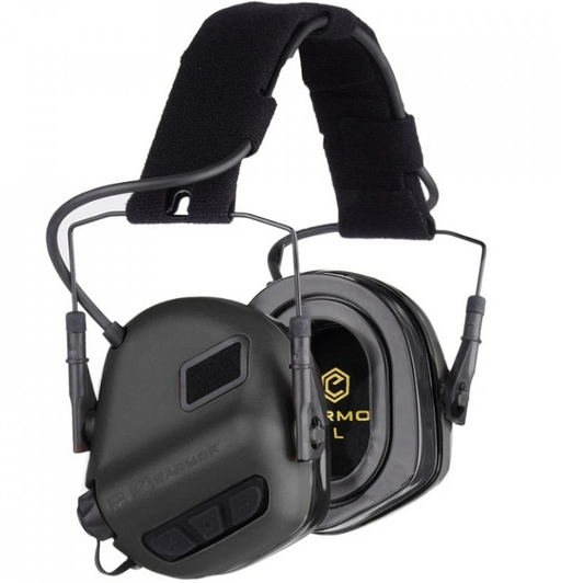 Earmor M31 Plus (Svart) – Aktivt hörselskydd