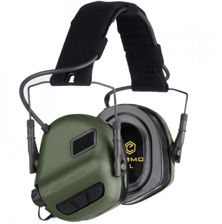 Earmor M31 Plus (Grön) – Aktivt hörselskydd