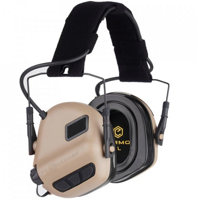 Earmor M31 Plus (Ljusbrun) – Aktivt hörselskydd